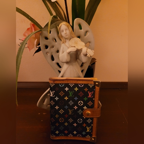 Auth 100% Louis Vuitton Multicolor Agenda PM Black Day planner cover - Picture 7 of 7